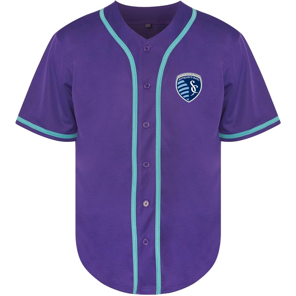 Men's Sporting Kansas City FC Baseball Jersey