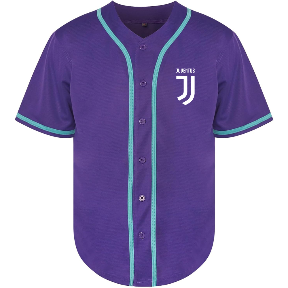 Men's Juventus Soccer Baseball Jersey