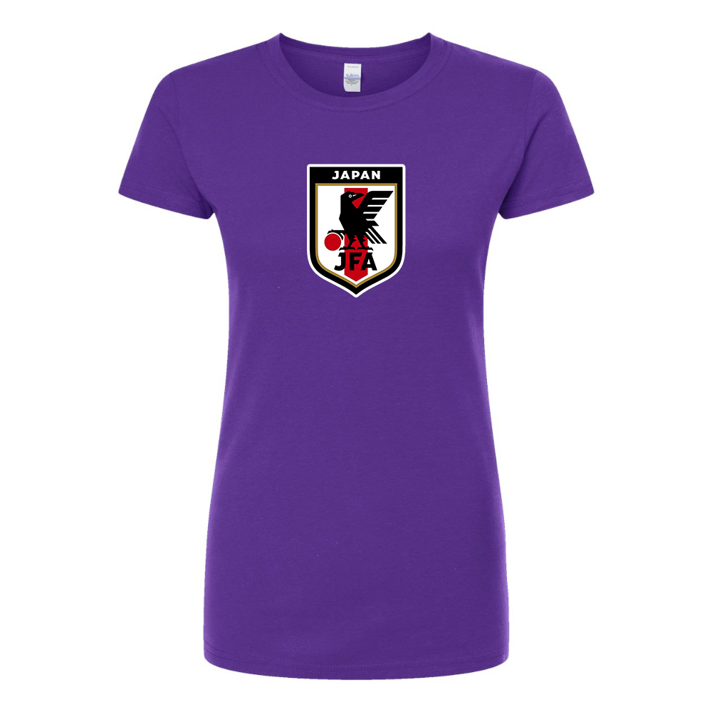 Women's Japan National Soccer Team Round Neck T-Shirt