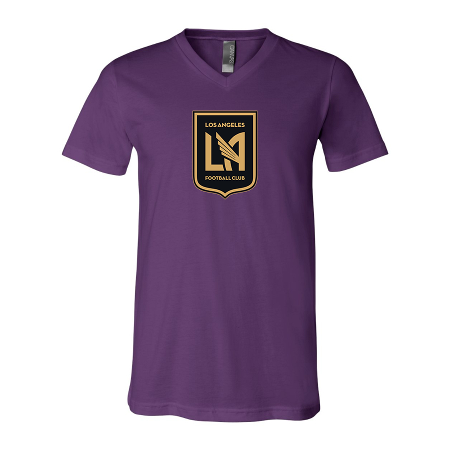 Men’s LAFC Los Angeles Football Club - BELLA + CANVAS - Jersey V-Neck Tee - 3005