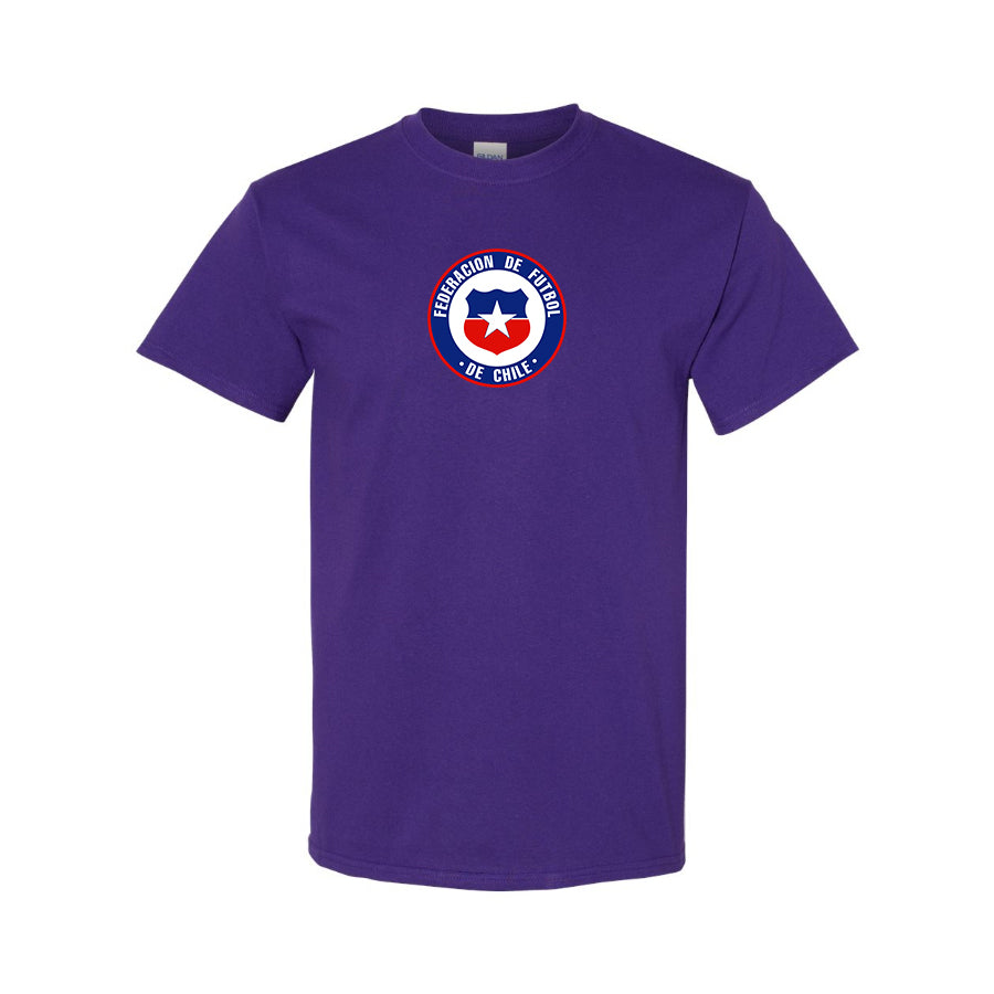 Men's Chile National Soccer Team  Cotton T-Shirt