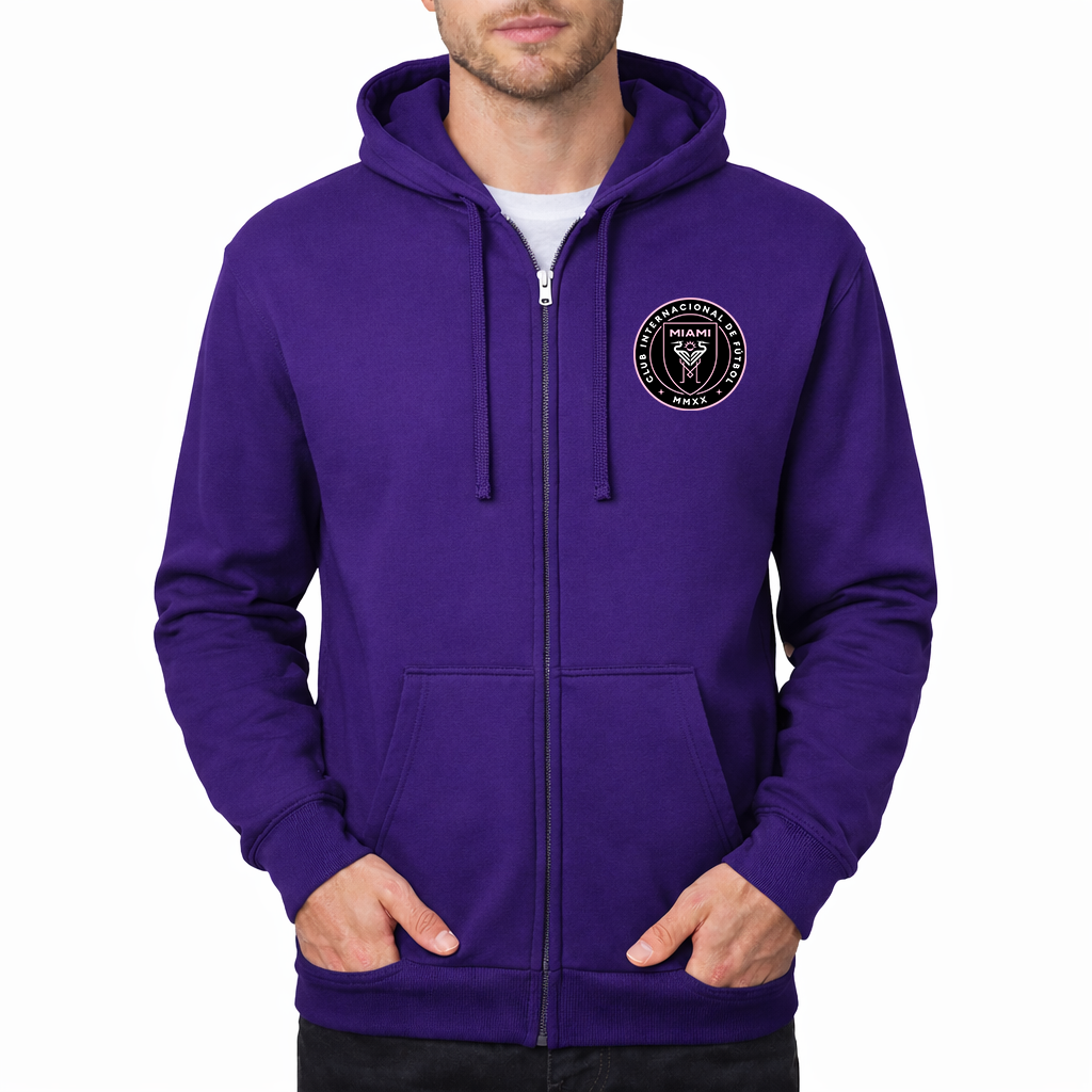 Men's Inter Miami FC Zipper Hoodie
