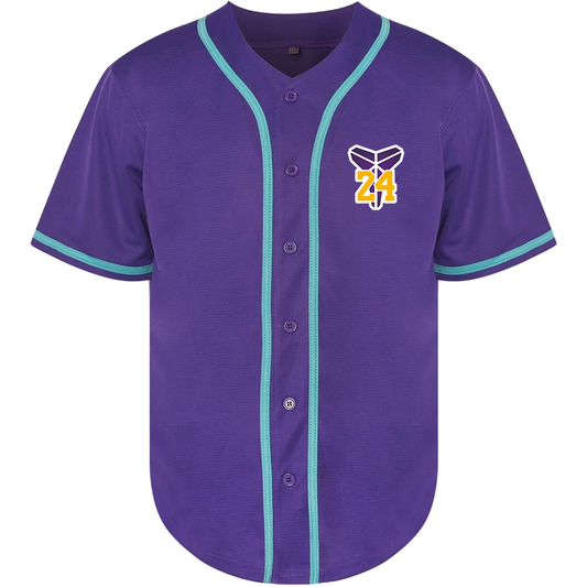 Men's Kobe Bryant Mamba 24 Baseball Jersey