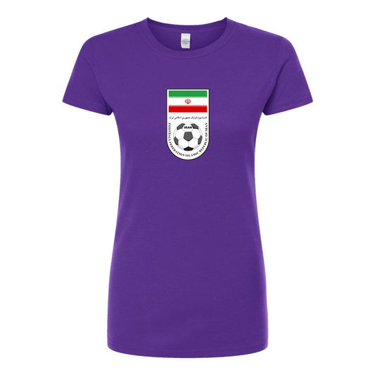 Women’s Iran National Soccer Team Round Neck T-Shirt