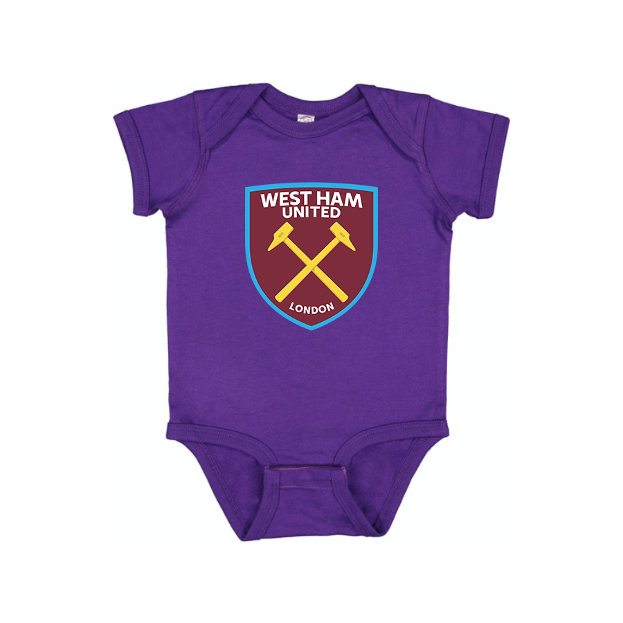 West Ham United FC Baby Romper Onesie