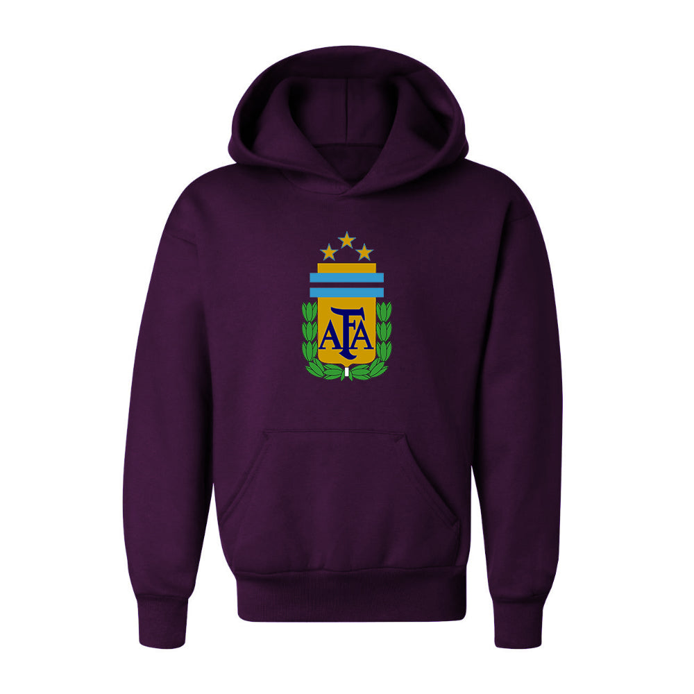 Youth Kids Argentina National Soccer Team Pullover Hoodie