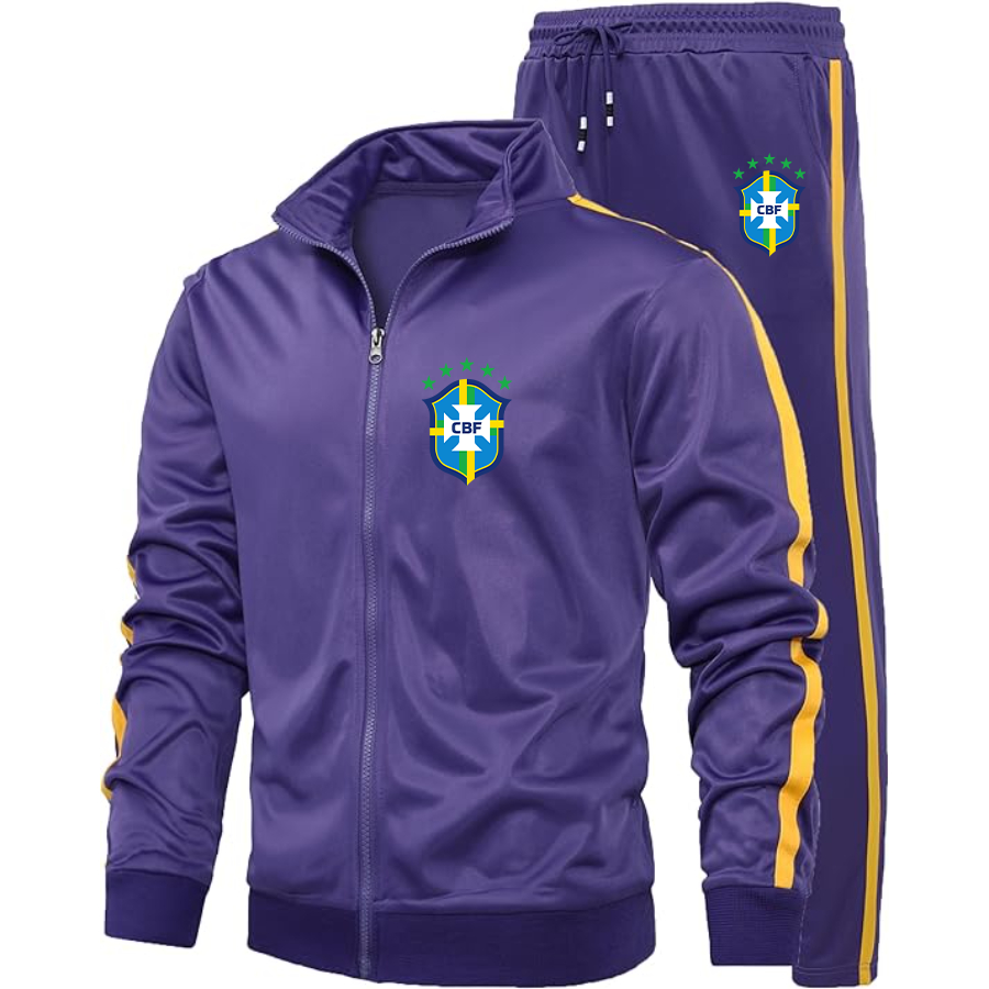 Men's Brazil National Soccer Team Dri-Fit TrackSuit