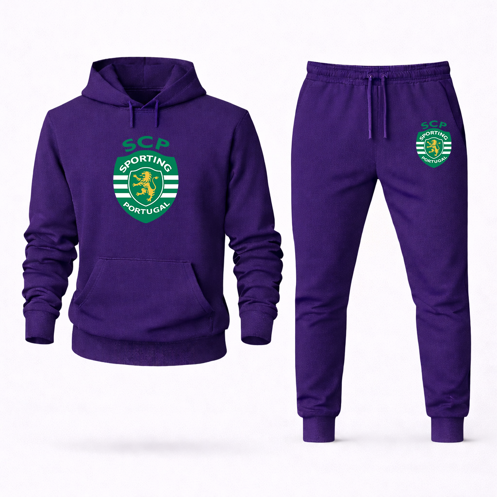 Men's Sporting CP FC Hoodie Joggers Set