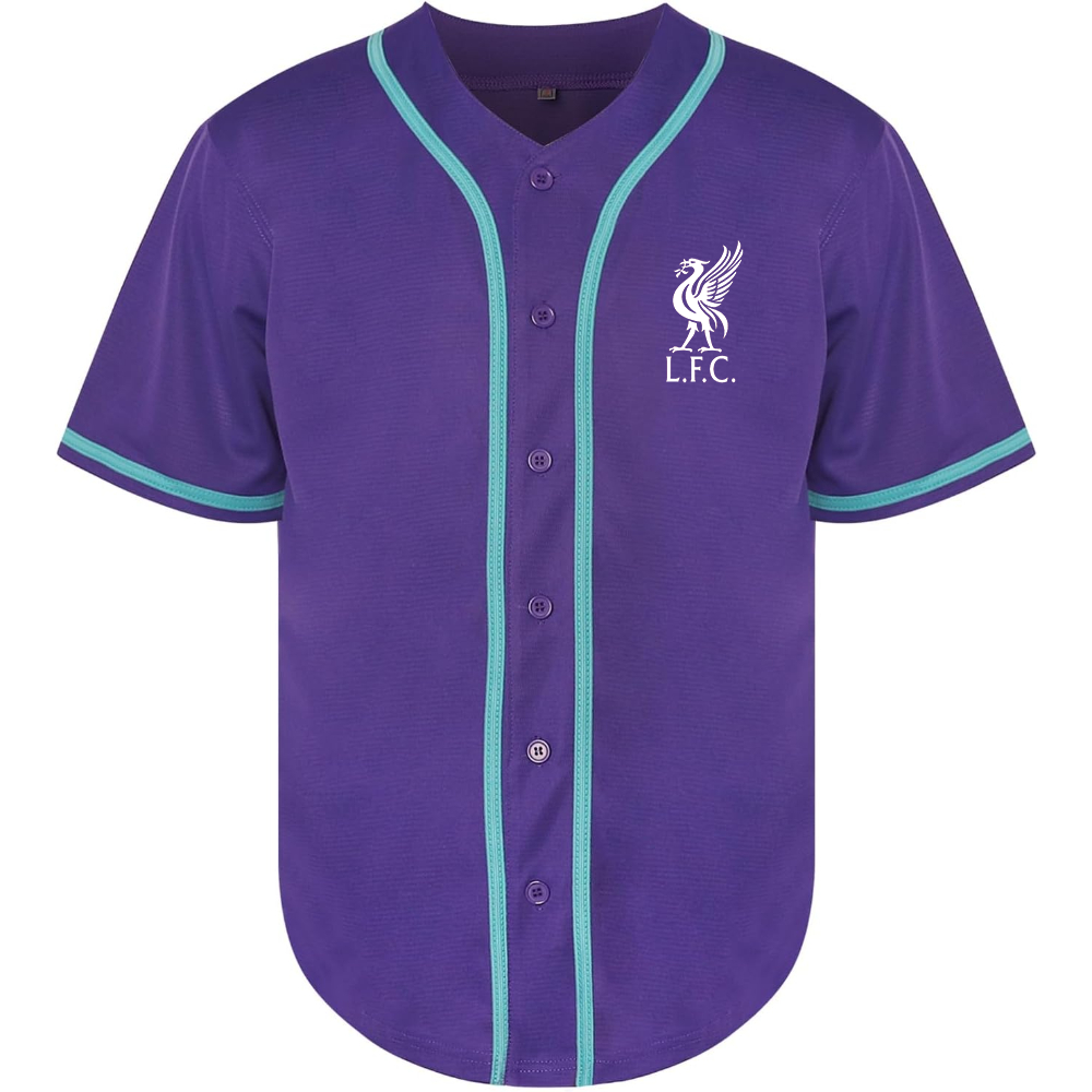 Men's Liverpool L.F.C. Soccer Baseball Jersey