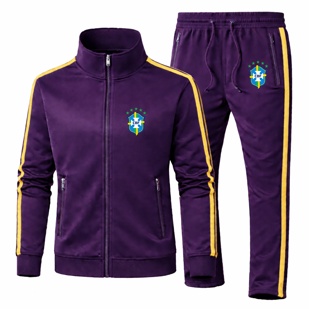 Men's Brazil National Soccer Team Dri-Fit TrackSuit