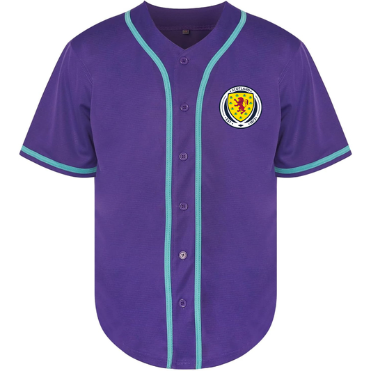 Men's Scotland National Soccer Team Baseball Jersey