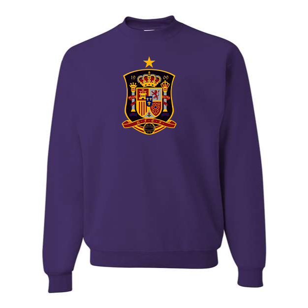 Men's Spain National Soccer Team Crewneck Sweatshirt