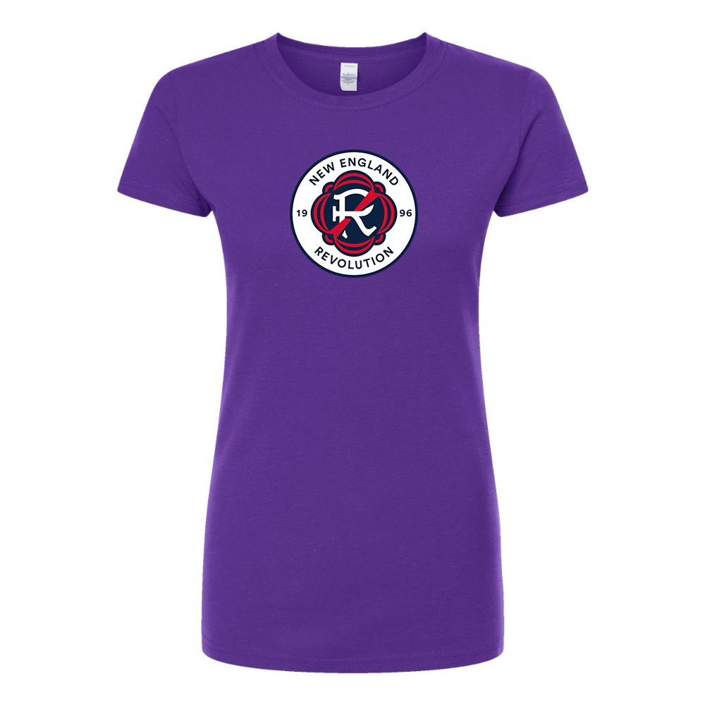 Women's New England Revolution FC Round Neck T-Shirt