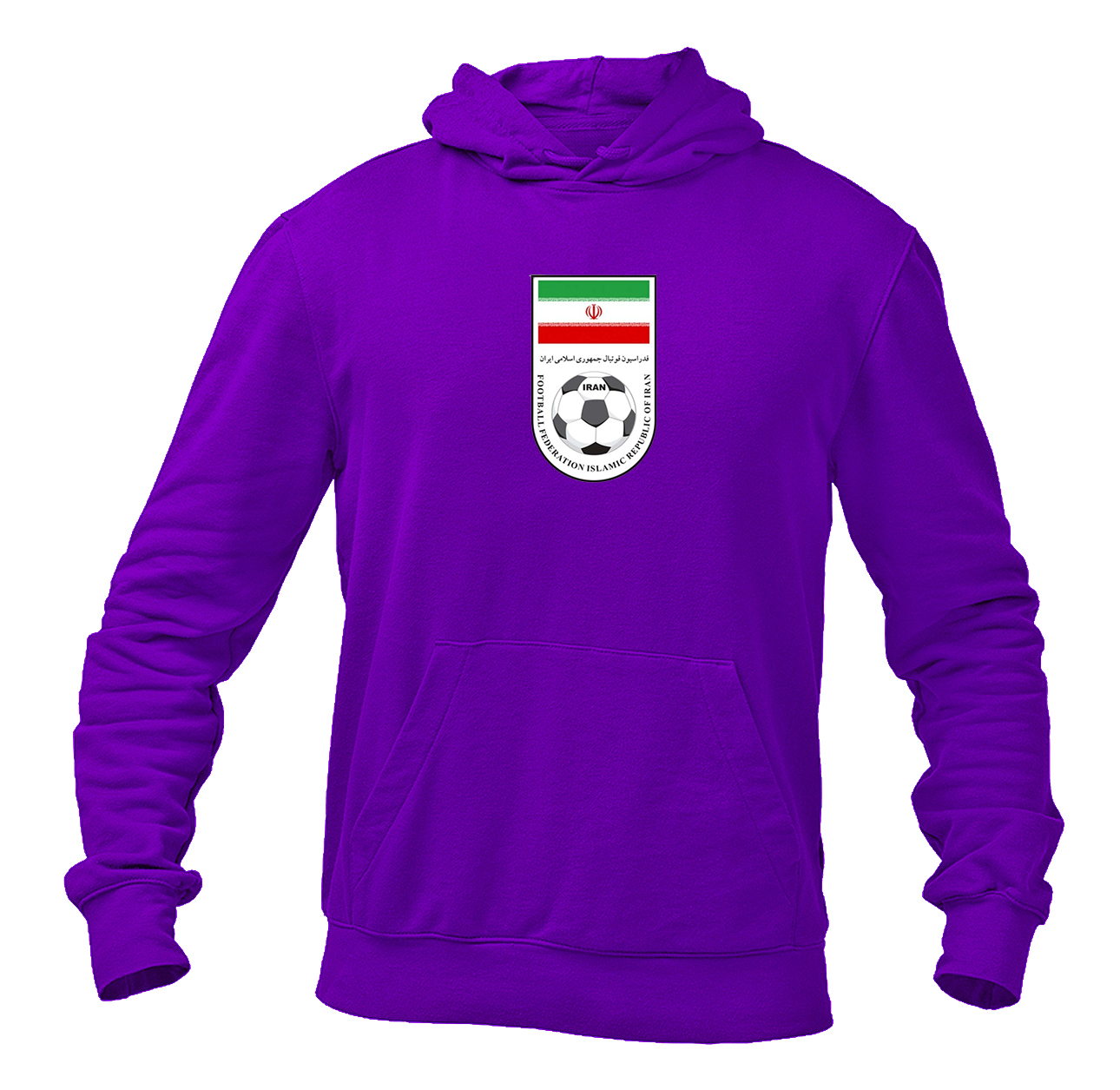 Men's Iran National Soccer Team Pullover Hoodie