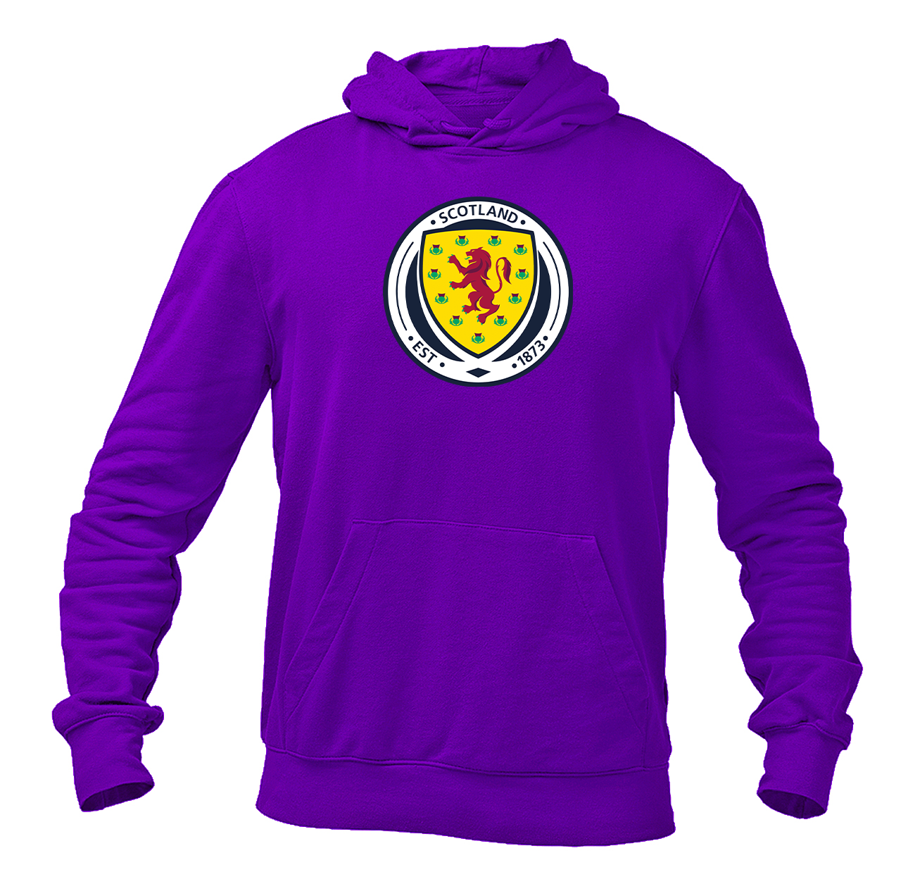 Men's Scotland National Soccer Team Pullover Hoodie