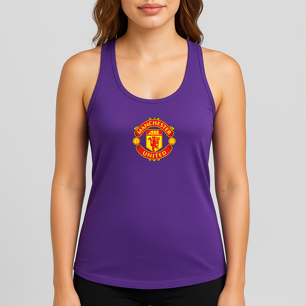 Women's Manchester United Soccer Racerback Tank Top
