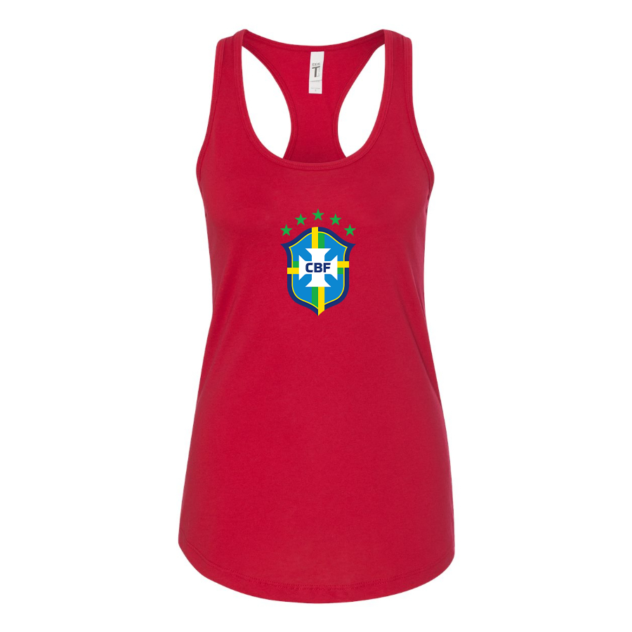 Women's Brazil National Soccer Team Racerback Tank Top