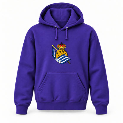 Real Sociedad FC - Youth Large Hoodie (Ages 10–12) | Color: Purple