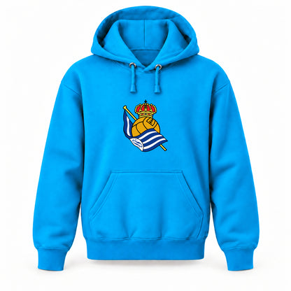 Real Sociedad FC - Youth Large Hoodie (Ages 10–12) | Color: Turquoise