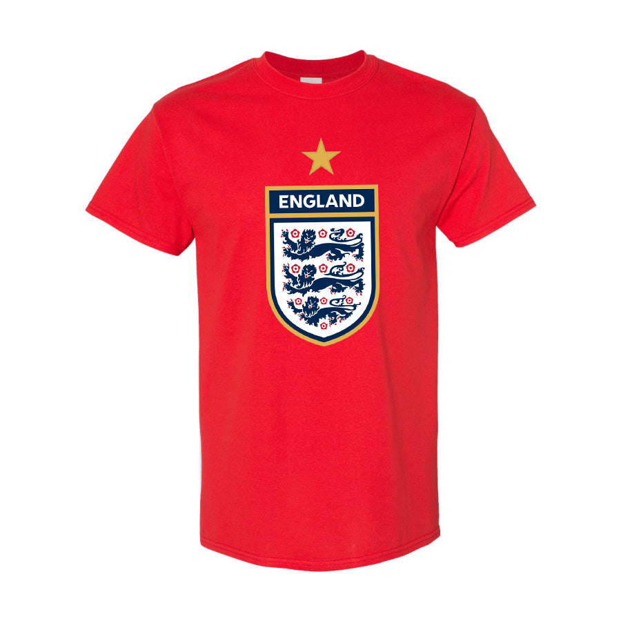 Men's England National Soccer Team Cotton T-Shirt