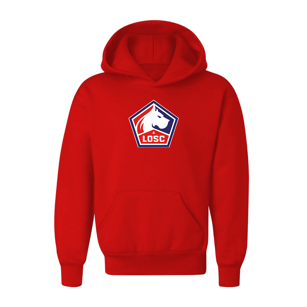 Youth Kids Lille Olympique FC Pullover Hoodie