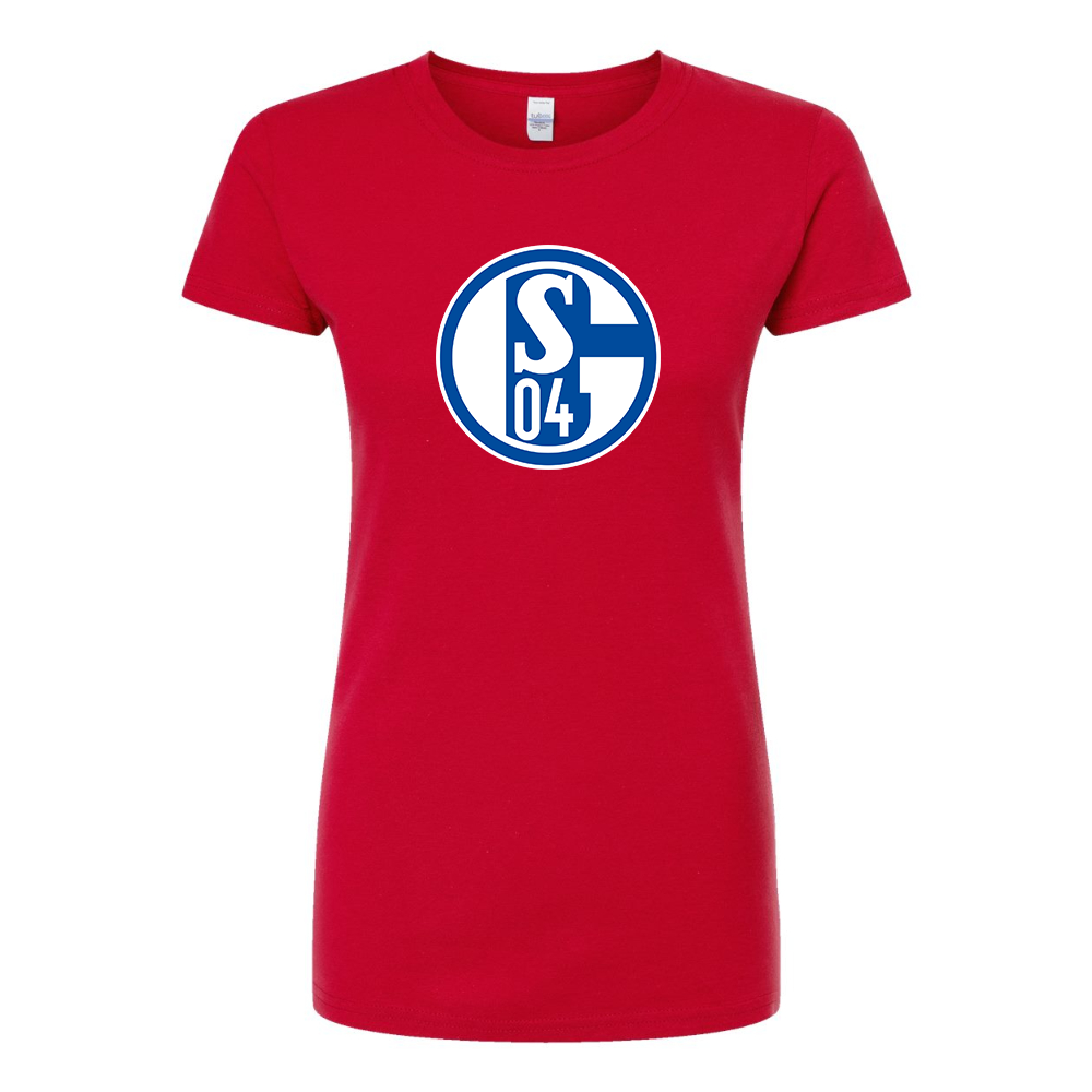 Women's Schalke 04 FC Round Neck T-Shirt