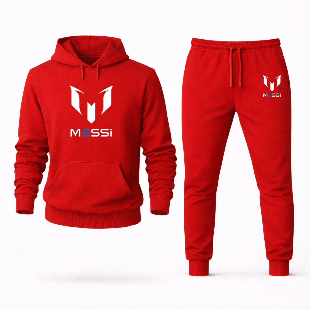 Men's Lionel Messi Air Messi Soccer Logo Hoodie Joggers Set