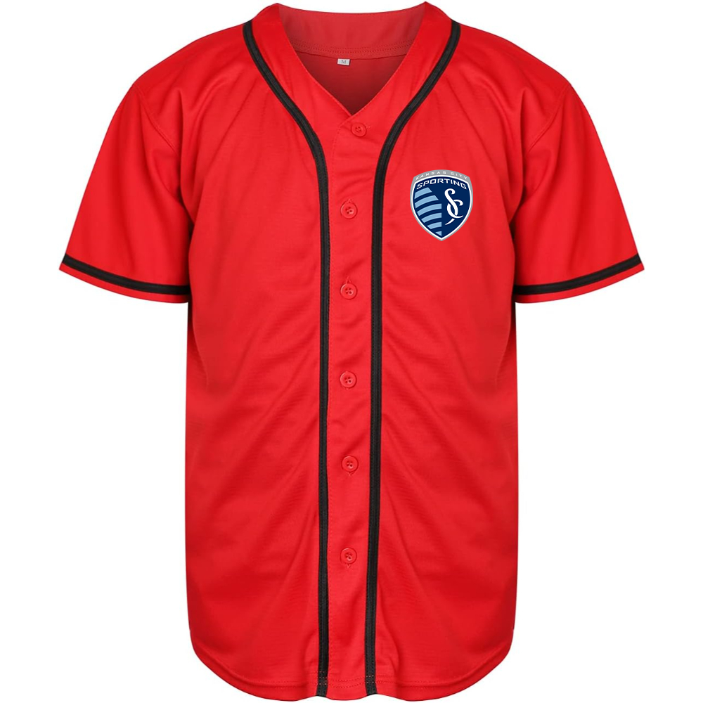 Men's Sporting Kansas City FC Baseball Jersey