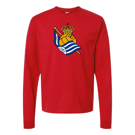 Youth Kids Real Sociedad FC Long Sleeve T-Shirt