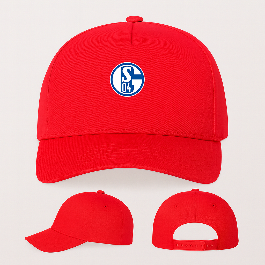 Schalke 04 FC Five Panel Twill Snapback Cap