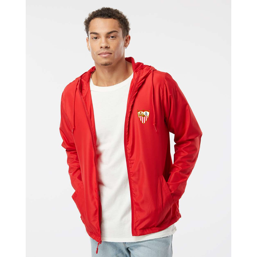 Men’s  Sevilla FC  - Independent Trading Co. - Lightweight Windbreaker Full-Zip Jacket - EXP54LWZ