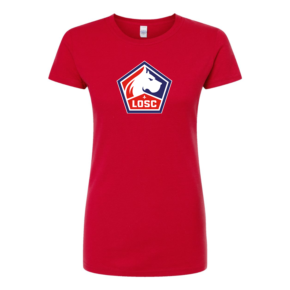 Women's Lille Olympique FC Round Neck T-Shirt