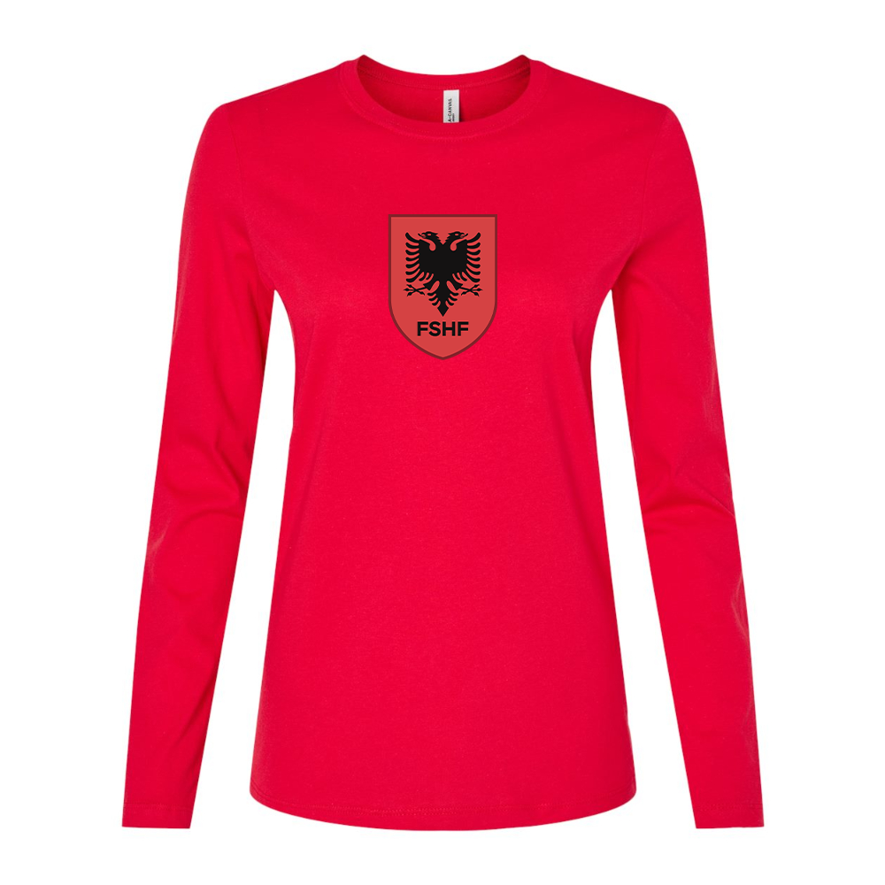 Women's Albania National Soccer Team Long Sleeve T-Shirt