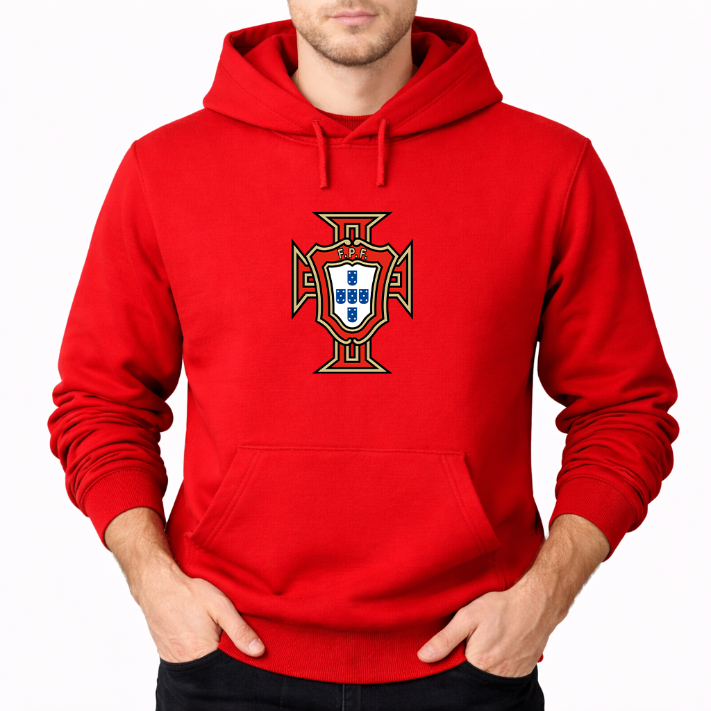 Men's Portugal National Soccer Team Pullover Hoodie