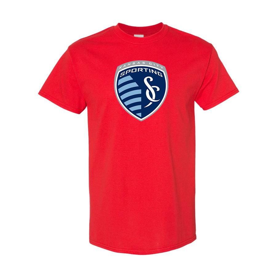 Youth Kids Sporting Kansas City FC Cotton T-Shirt