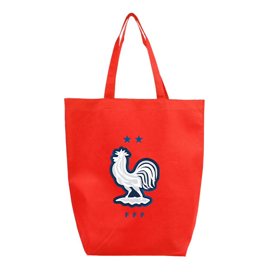 France National Soccer Team - Q-Tees - Non-Woven Gusset Bottom Tote - Q1251