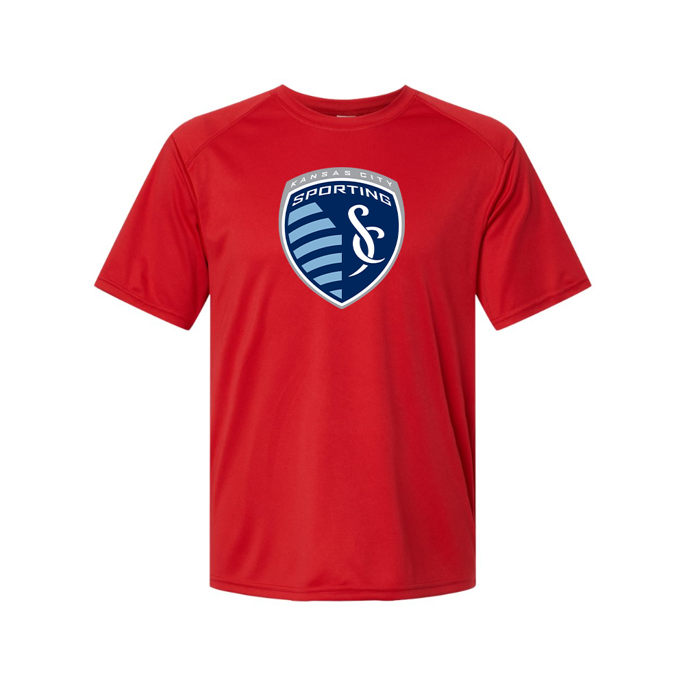 Youth Kids Sporting Kansas City FC Performance T-Shirt