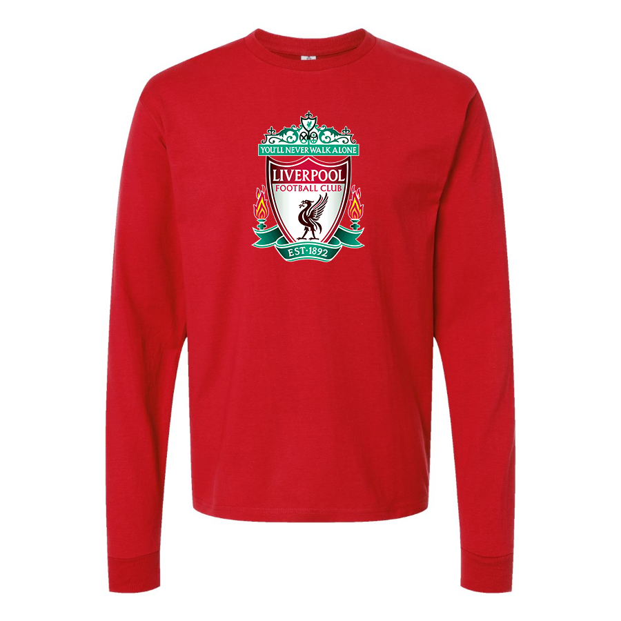 Youth Kids Liverpool Football Club Est.1892 Long Sleeve T-Shirt