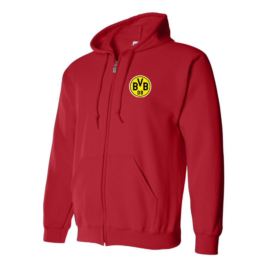 Men's Borussia Dortmund BVB FC Zipper Hoodie