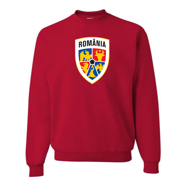 Men's Romania National Soccer Team Crewneck Sweatshirt