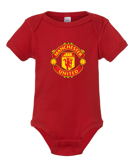 Baby Manchester United Soccer Romper Onesie