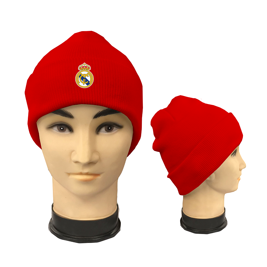 Real Madrid Soccer Beanie Hat