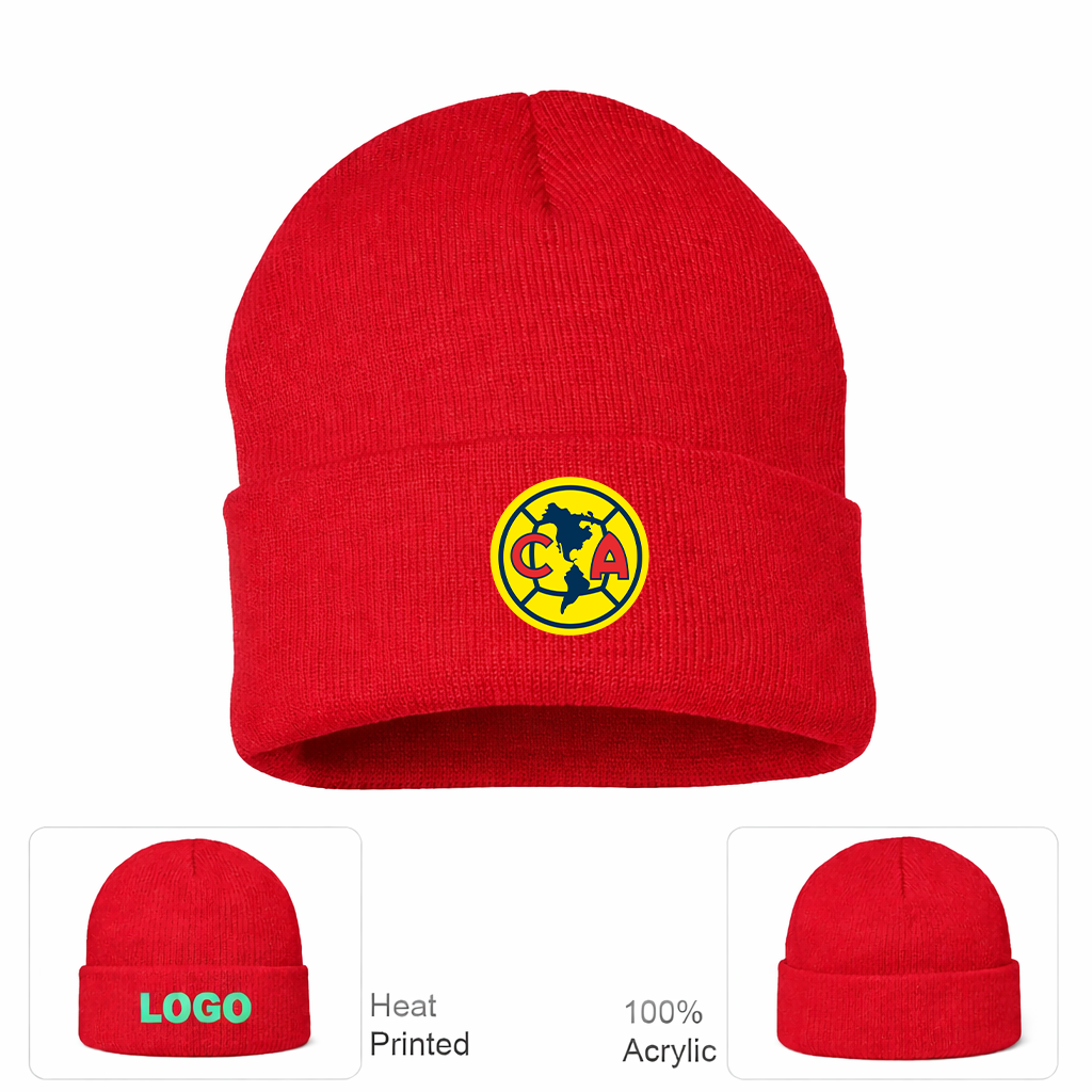 Club America Football Beanie Hat