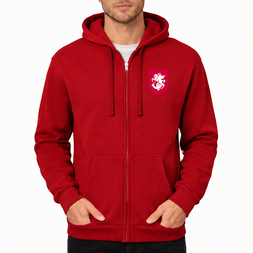 Men's Georgia National Soccer Team Zipper Hoodie