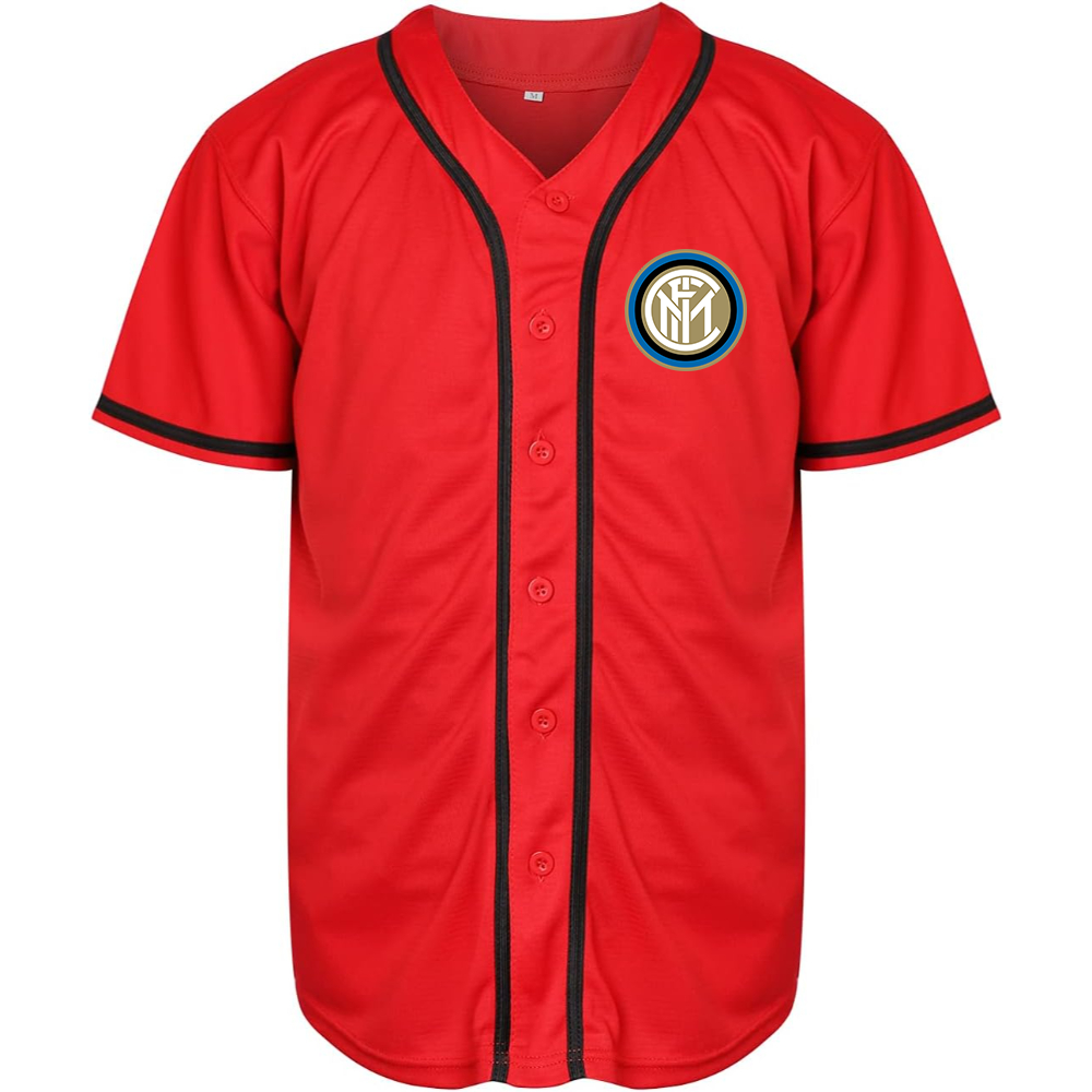 Men's Inter Milan Soccer Baseball Jersey