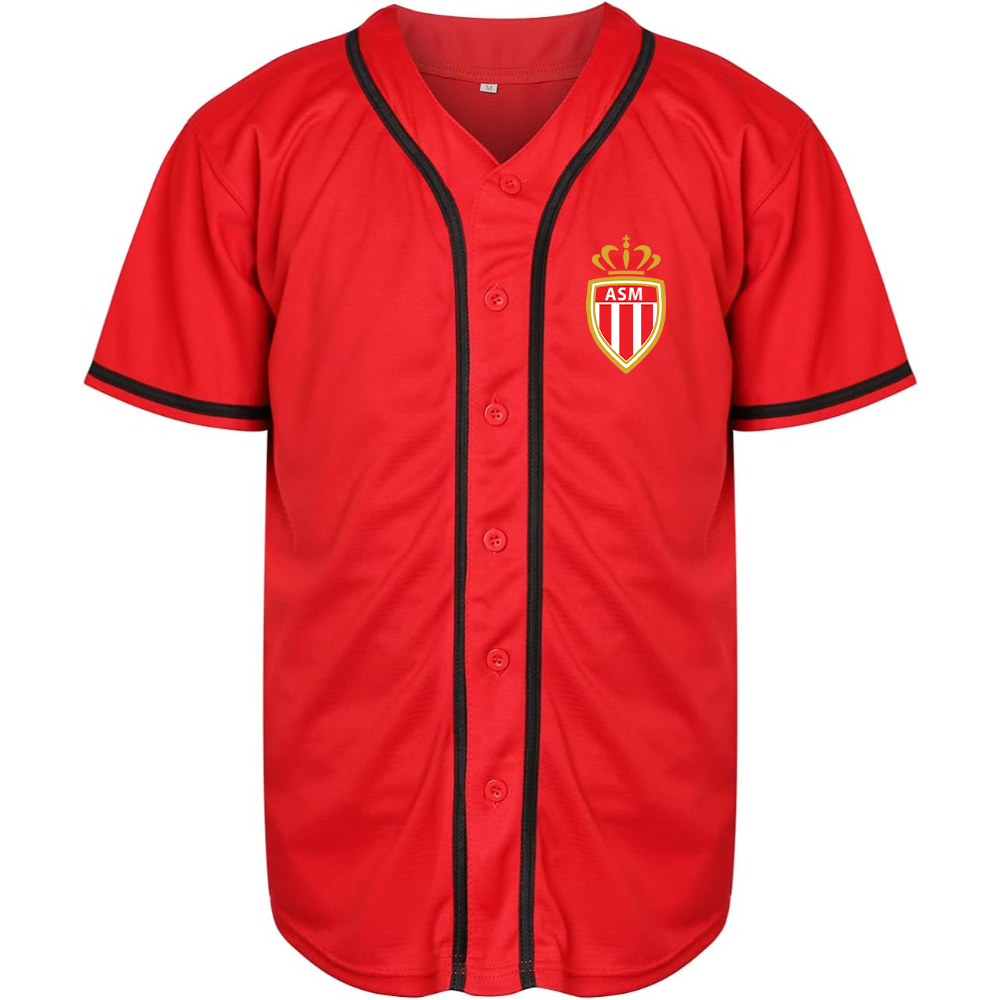 Men's AS Monaco FC Baseball Jersey