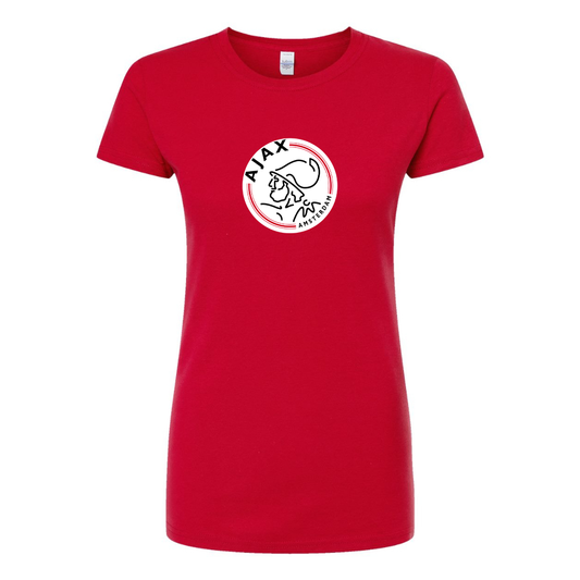 Women's Amsterdamsche FC Ajax Round Neck T-Shirt