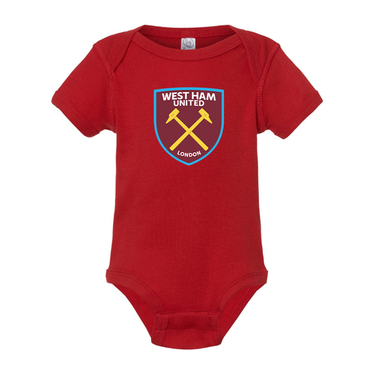 West Ham United FC Baby Romper Onesie