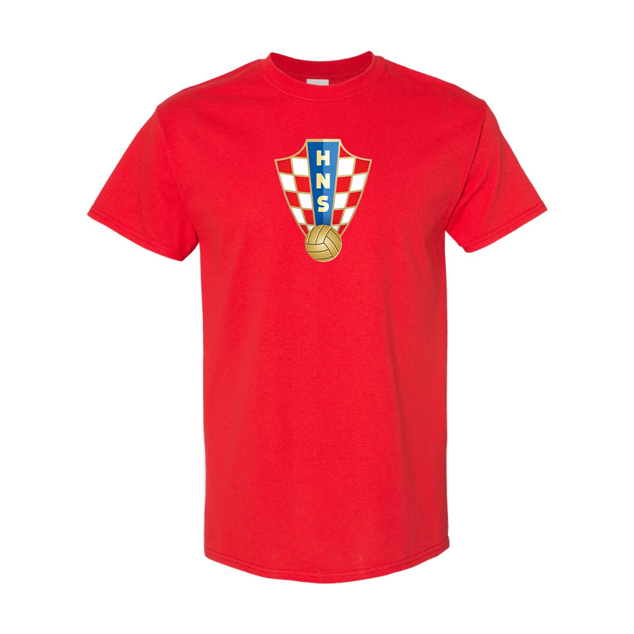 Men's Croatia National Soccer Team Cotton T-Shirt