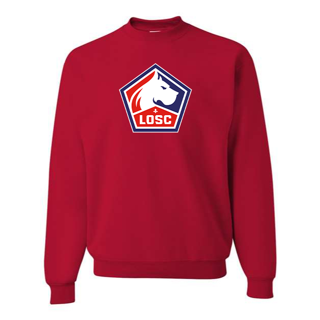 Men's Lille Olympique FC Crewneck Sweatshirt